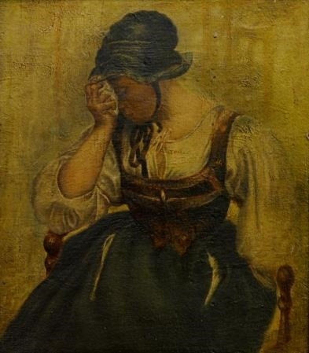 <p>one who cries unceasingly (83.17, Litré)</p>