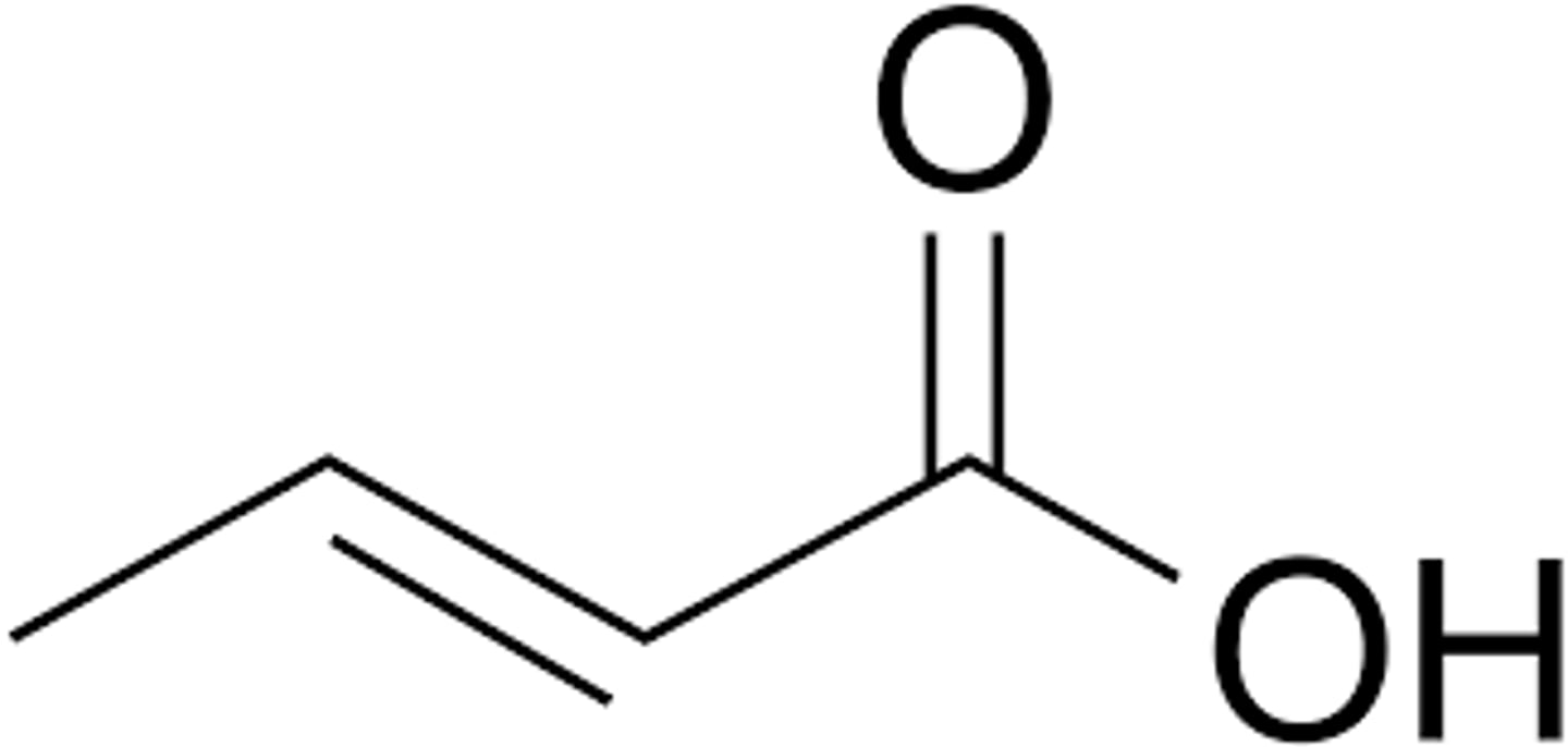 <p>(E)-but-2-eenzuur</p>