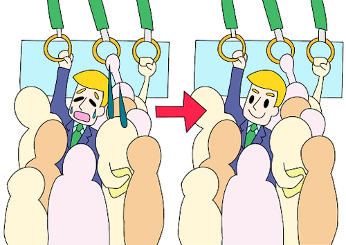 <p>get used to, one's body</p>