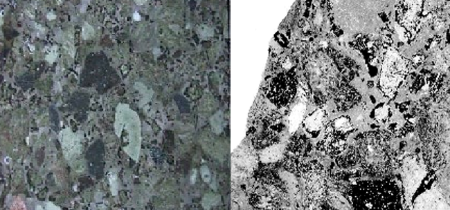 <p>Chicxulub melt rock from well Yucatan 6</p><p>melting and solidification <em>in situ </em>(‘in place’)</p><p>formed and deposited relatively close to impact crater</p>