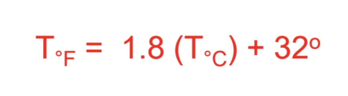 <p>1.8*Celius+32</p>
