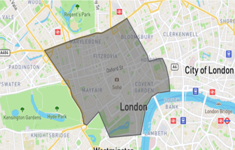 <p>The West End area</p>