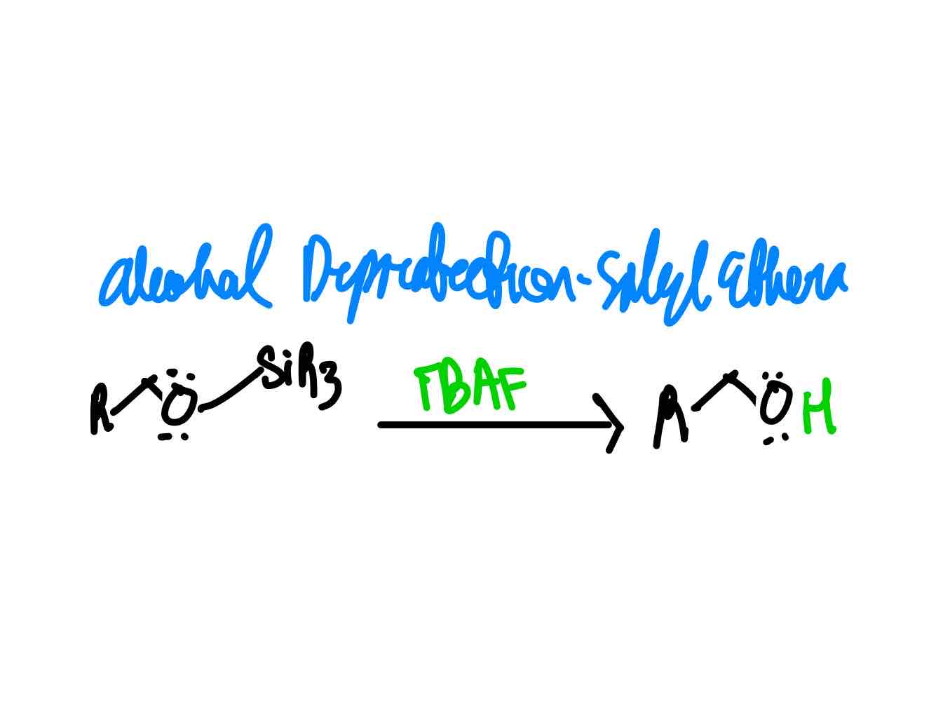 <p>Any fluoride source, optimally TBAF.</p>