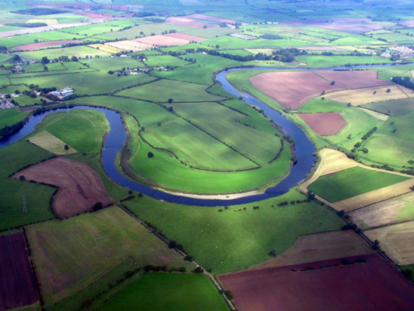 <p>This is the middle section of the river's journey.</p>