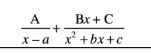 <p>Partial Fractions </p>