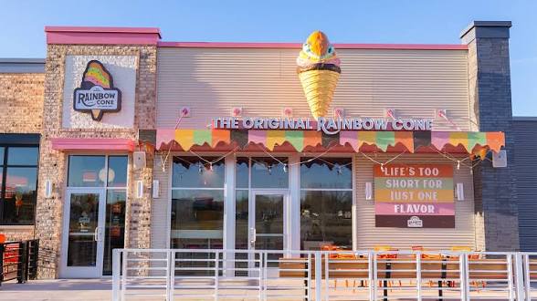 <p>The ice cream shop</p>