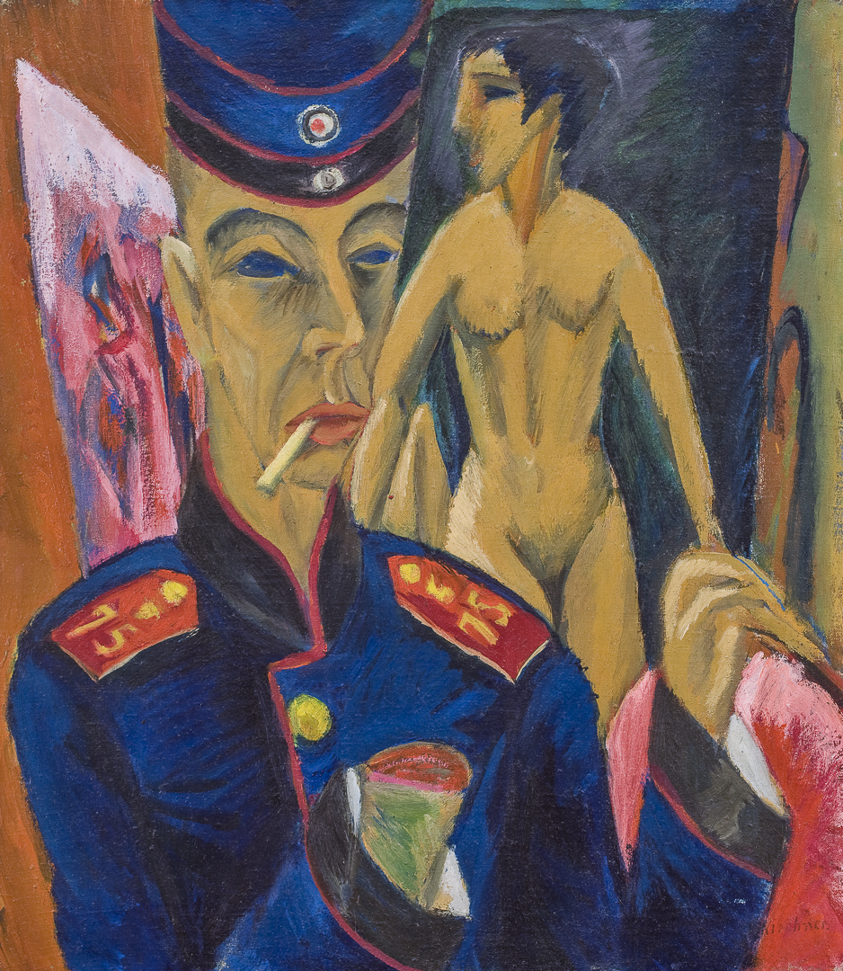 <p>Self Portrait as a Soldier</p>