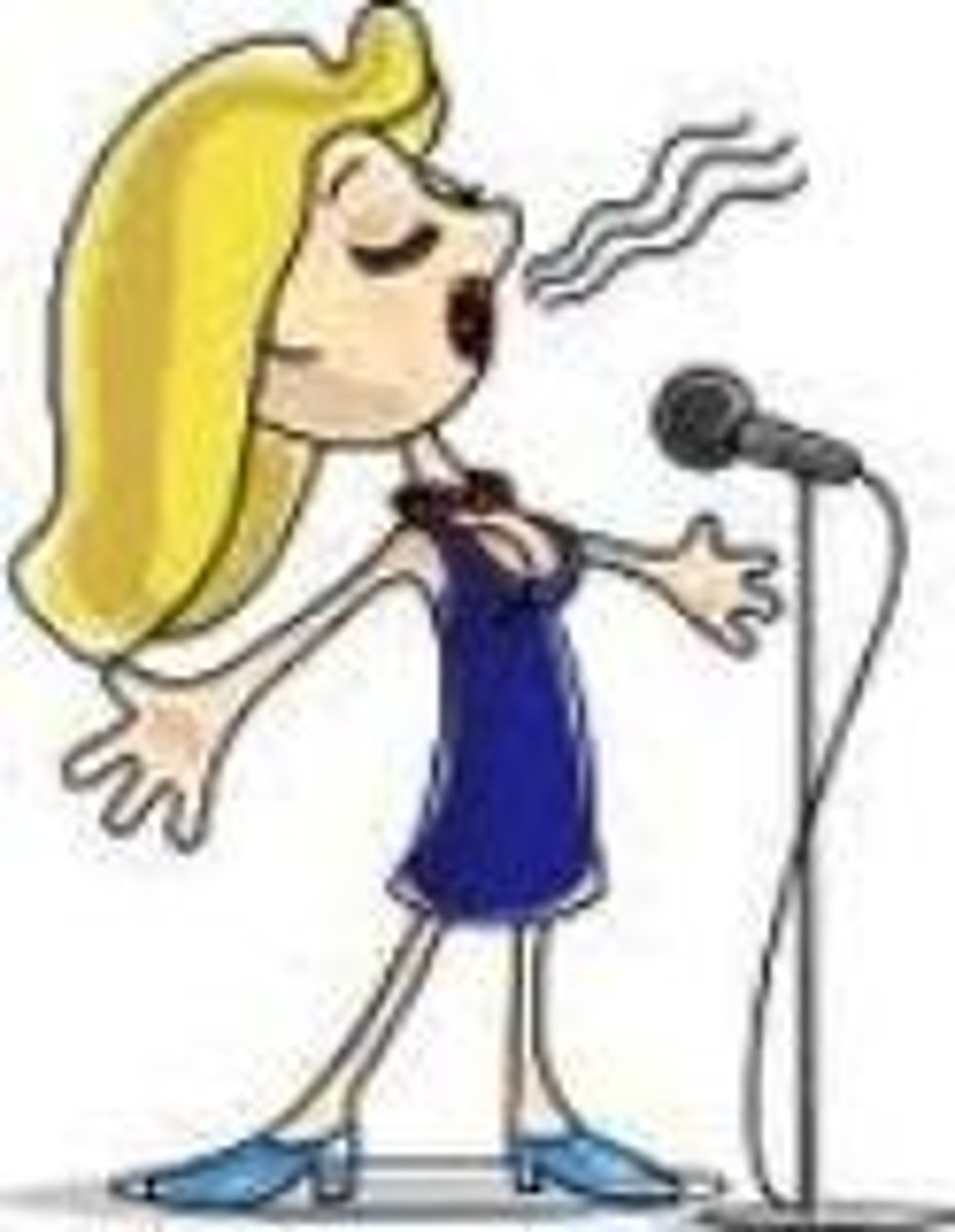 <p>es el artista que usa su voz para cantar.</p>