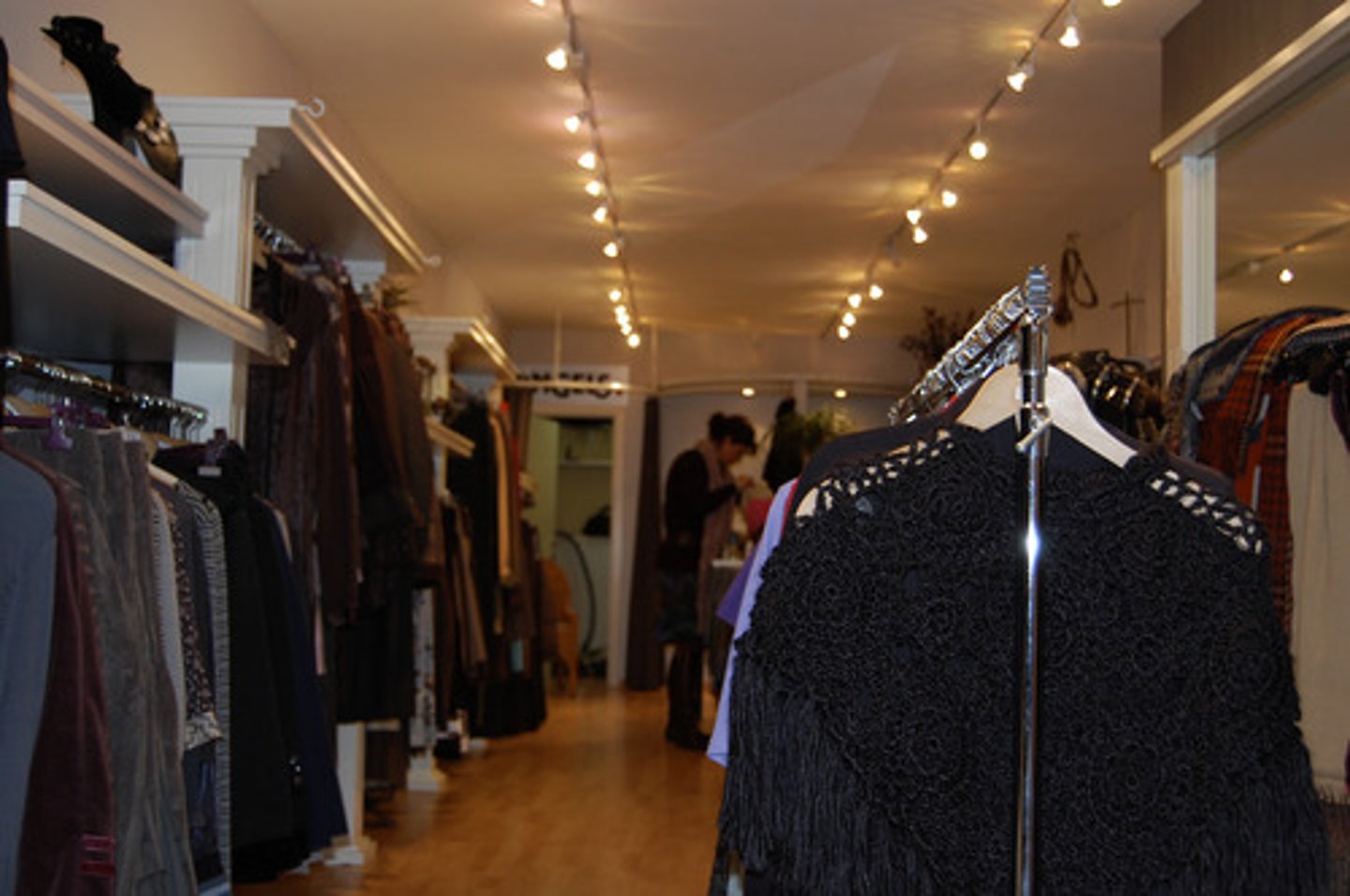 <p>a clothing store</p>