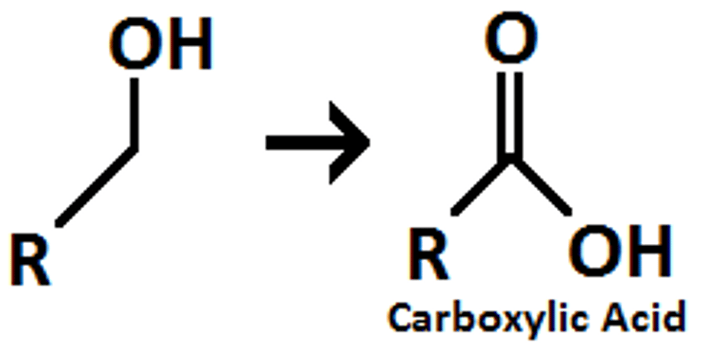 <p>use PCC, CrO3, Py, HCl</p>