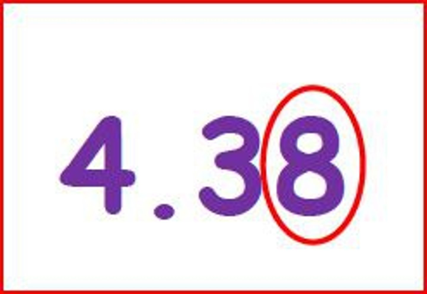 <p>In the decimal numeration system, hundredths is the name of the next place to the right of tenths.</p>
