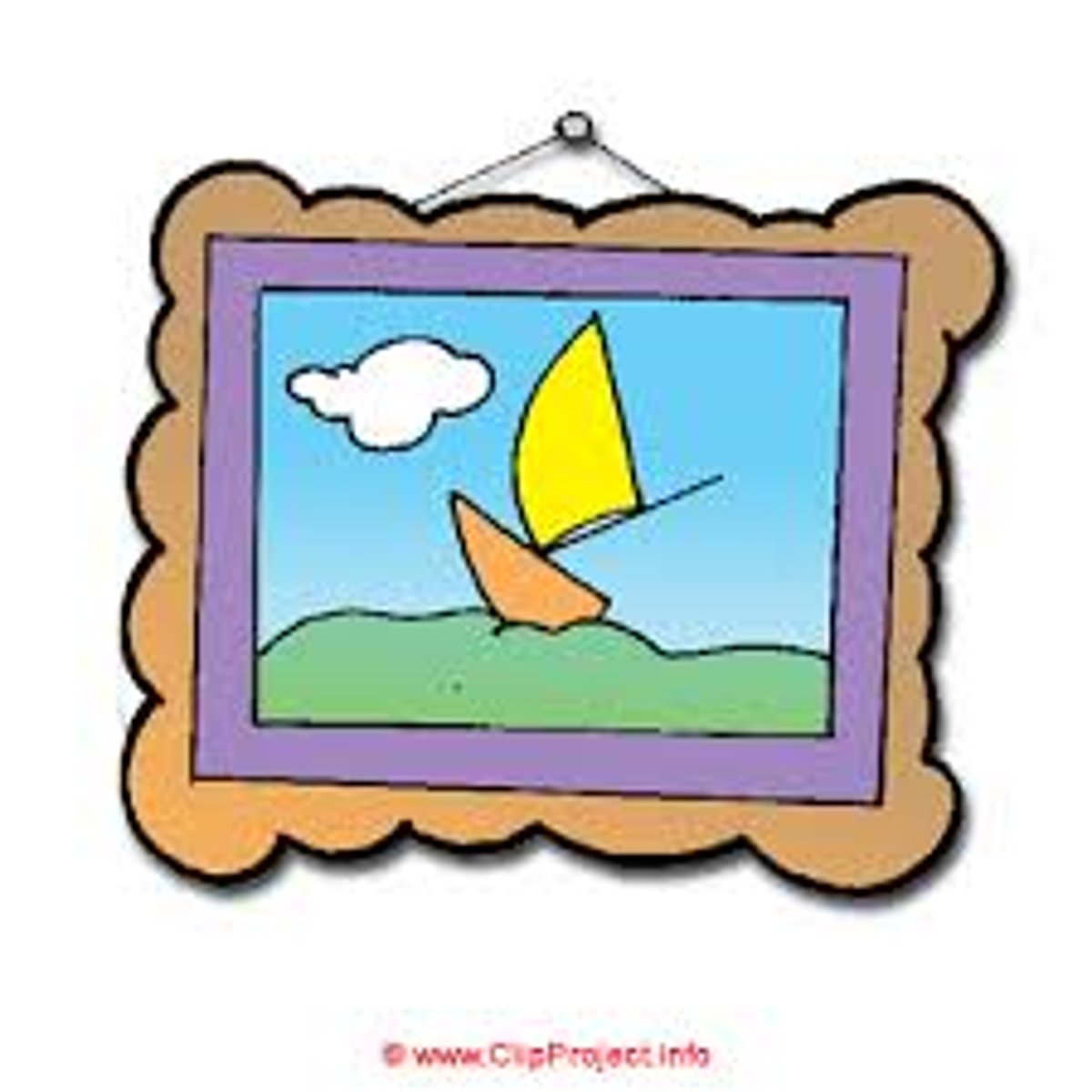 <p>the painting frame</p>