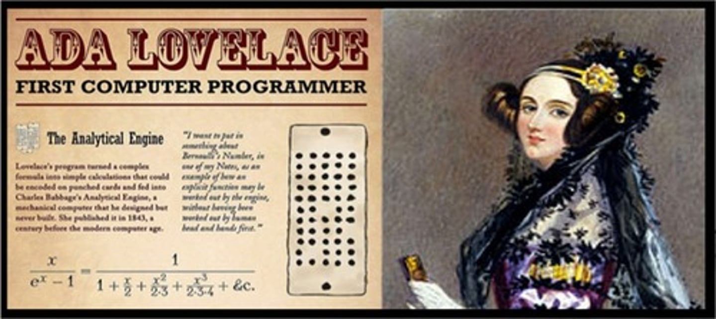 <p>Ada Lovelace.</p>