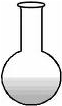 <table style="min-width: 25px"><colgroup><col style="min-width: 25px"></colgroup><tbody><tr><td colspan="1" rowspan="1" style="width:236.8pt;border:solid windowtext 1.0pt;mso-border-alt:
  solid windowtext .5pt;padding:0in 5.4pt 0in 5.4pt"><p class="MsoNormal">Used to hold liquids when carrying out reactions (no heat use flat-bottomed; even heating required use round-bottomed)</p></td></tr></tbody></table><p></p>