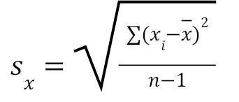<p>find the sum of initial x minus x raised to the negative second power. divide by </p>