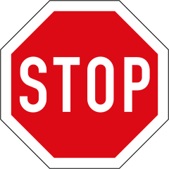 <p>What does this road sign mean?</p><ul><li><p>Slow down and prepare to stop only if cars are approaching you</p></li><li><p>Come to a full stop, then go when it is safe to do so</p></li><li><p>Proceed carefully through the intersection, not always stopping</p></li><li><p>Stop only for traffic on an intersecting road</p></li></ul>