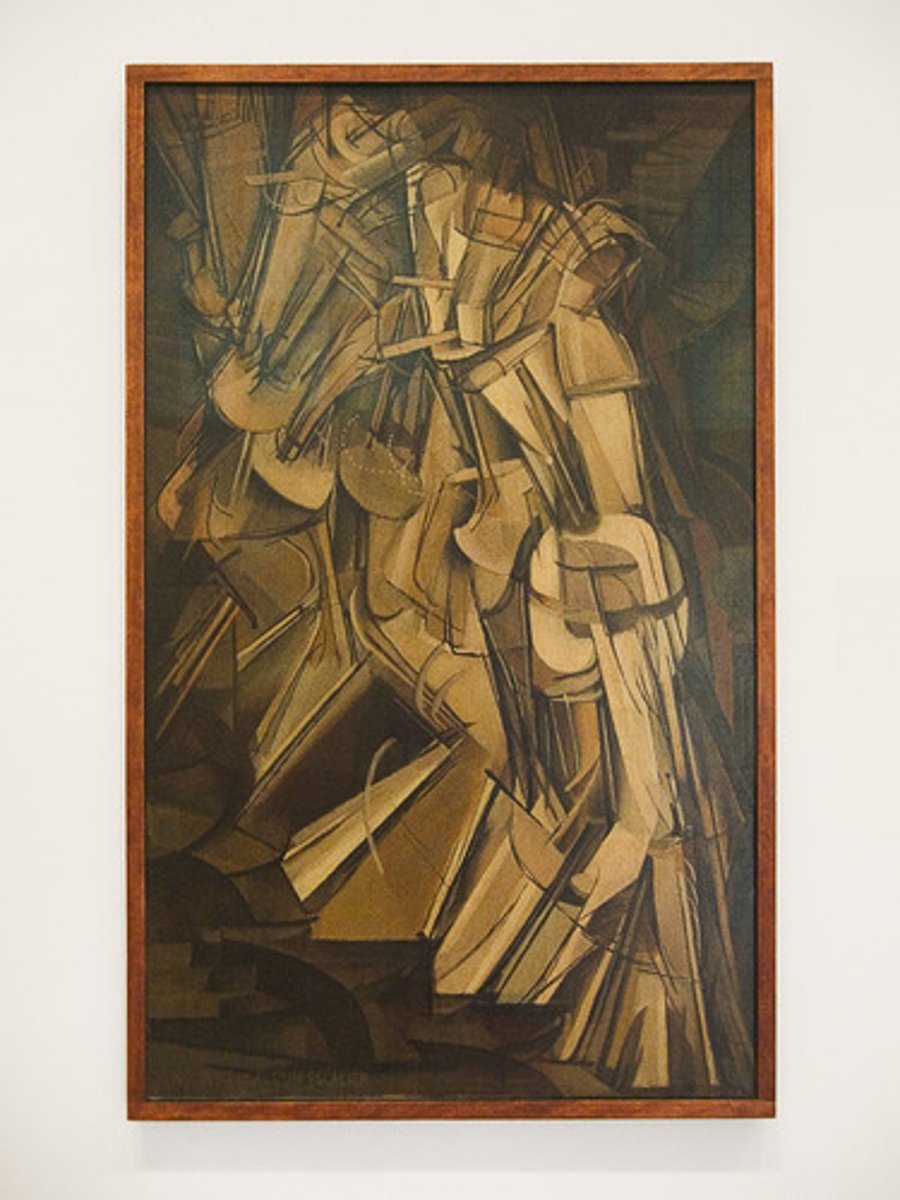 <p>Dada - an avante-garde art movement<br>- readymades (ordinary objects presented as art)<br>- ideas over aesthetics<br>- believed the artist's intention and context were crucial to the interpretation of the art<br>- humor and irony<br>- played chess</p>
