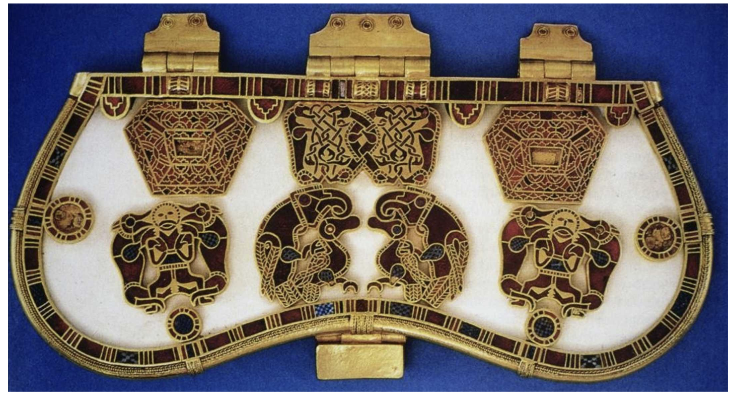 <p>Purse lid from Sutton Hoo, England</p>