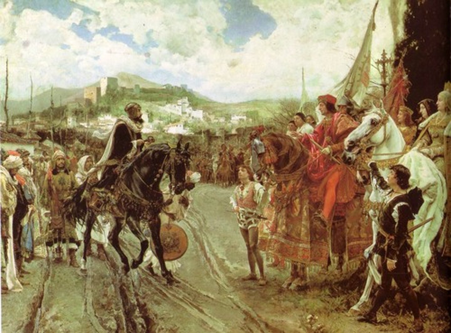 <p>The effort by Christian leaders to drive the Muslims out of the Iberian Peninsula (Spain), lasting from the 1100s until 1492.</p>