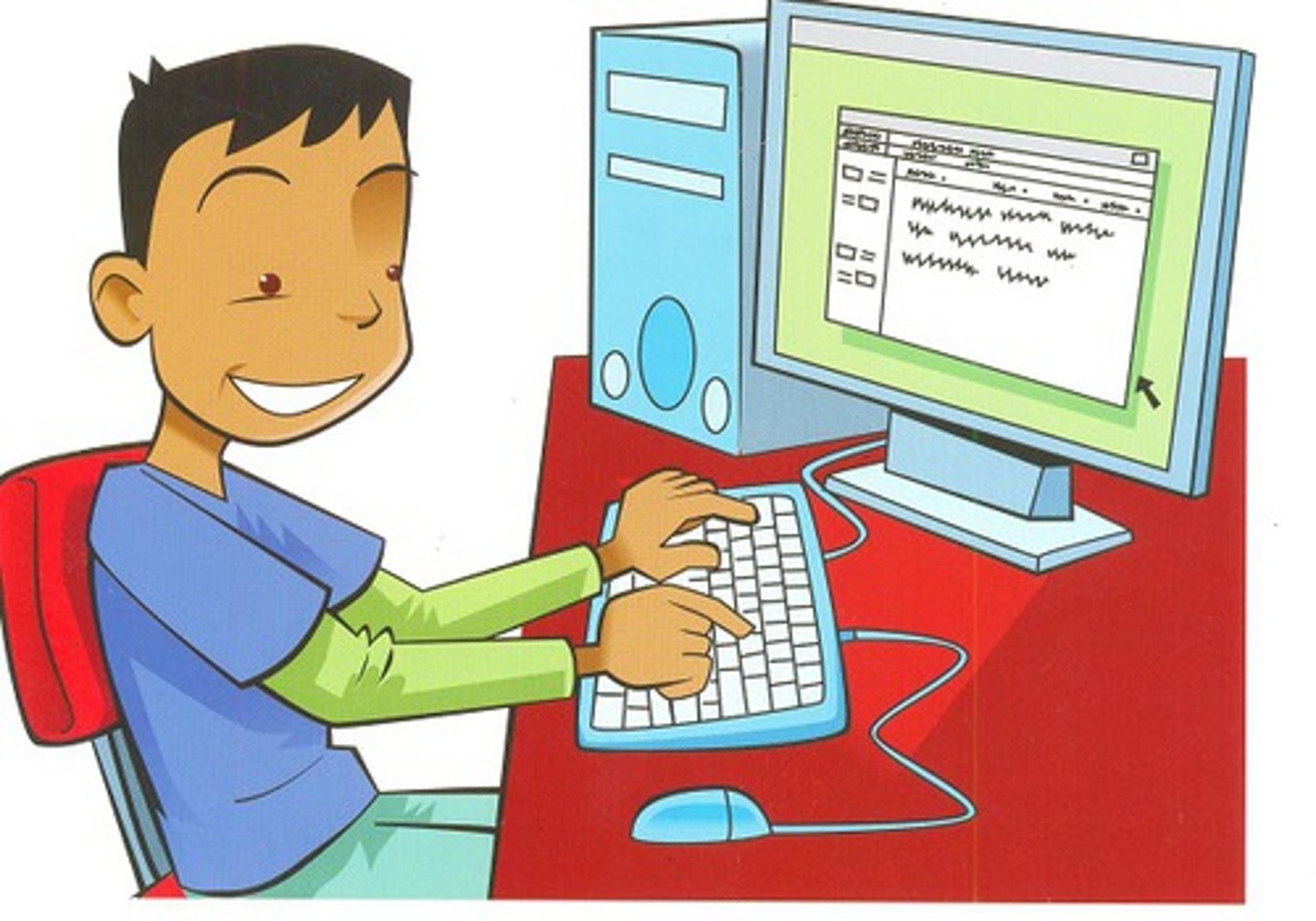 <p>to write an e-mail</p>