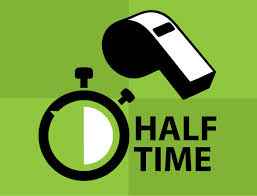 <p>half time</p>