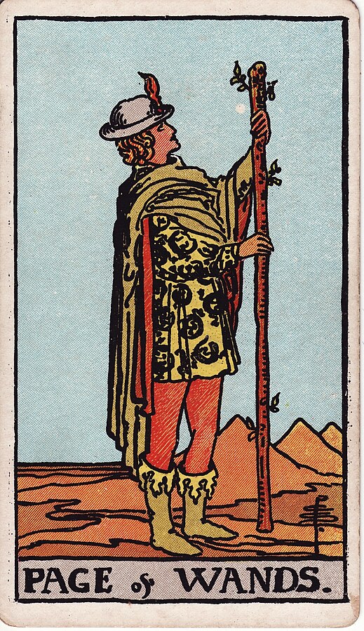 <p>Page of Wands</p>
