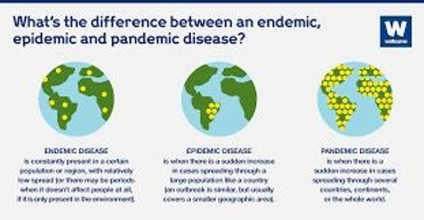 <p>Global spread of a disease, e.g., COVID-19.</p>