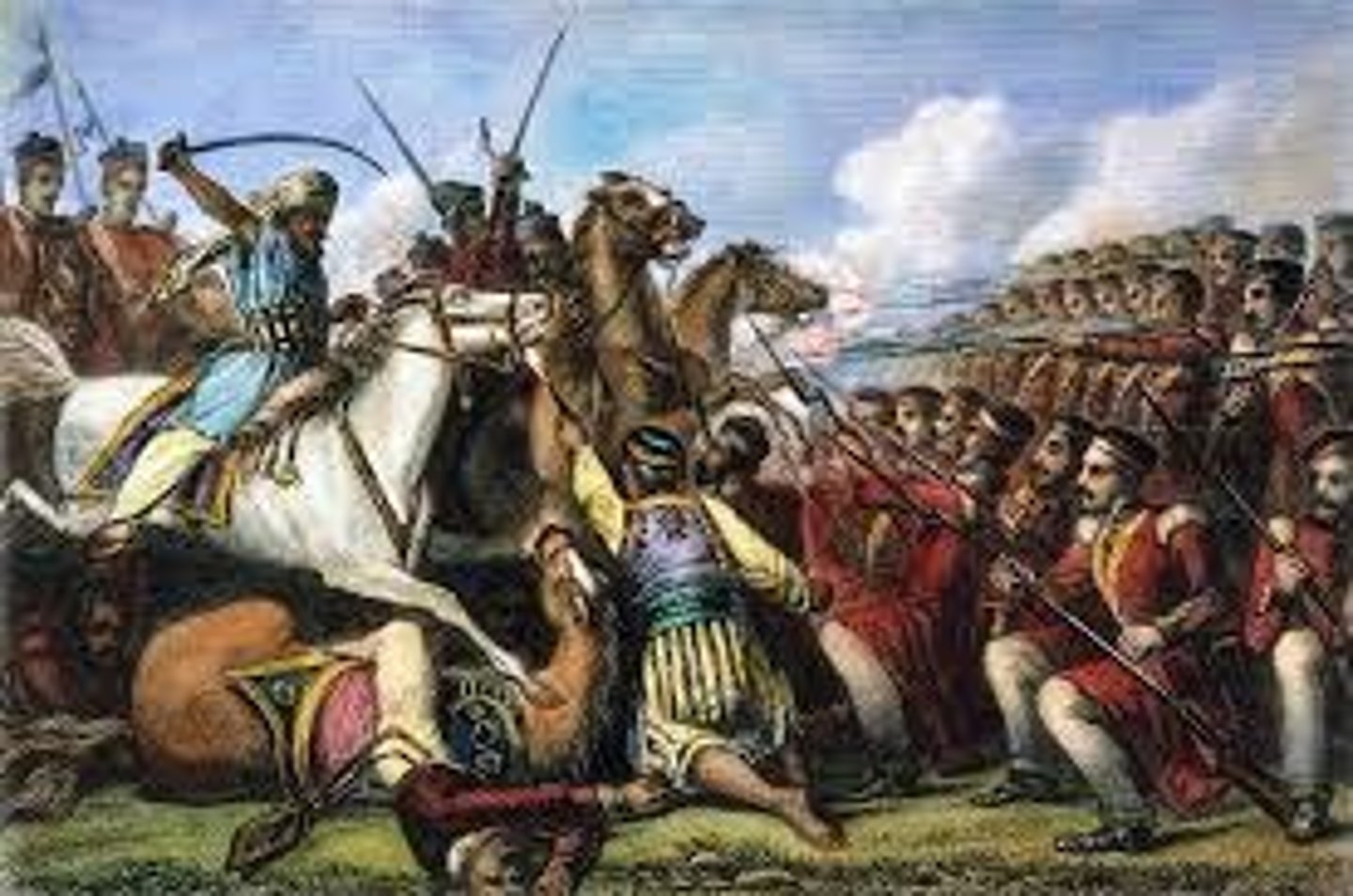 <p>(1857-1859) A revolt by the hired Hindu and Muslim soldiers of the British East India Company.</p>