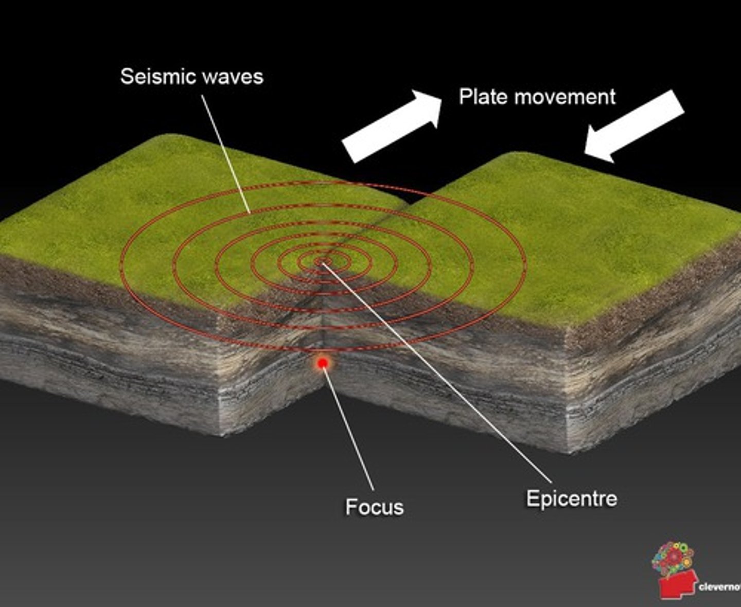 <p>the frequency and intensity of earthquakes experienced over time.</p>