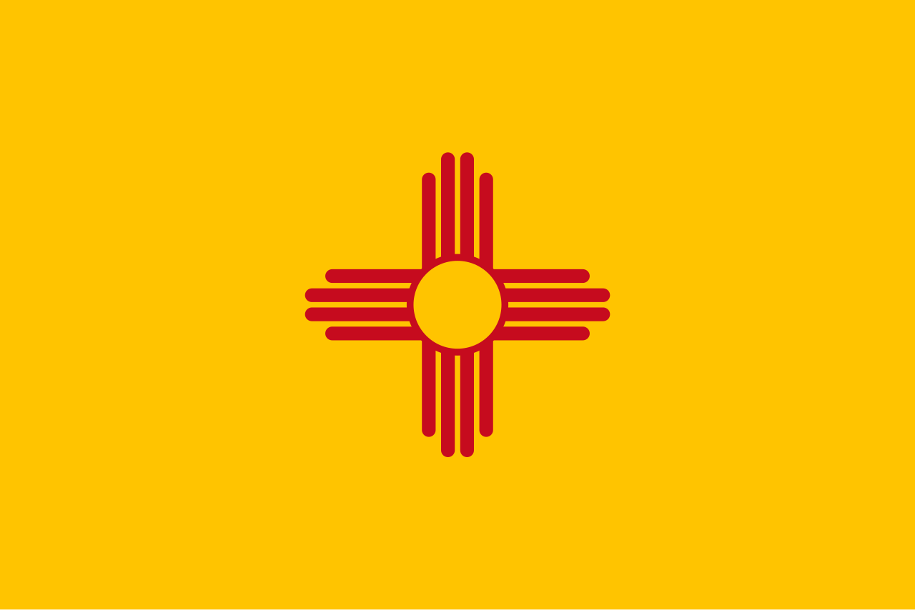 <p>Yellow background with red cross pattern</p>