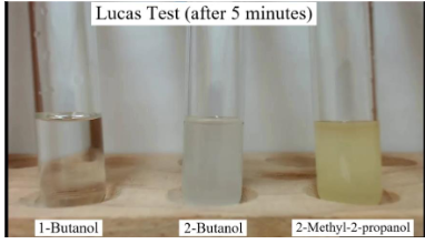 • It is used to differentiate between primary, secondary & tertiary alcohols

 • The reagents used are **HCl with ZnCl2** 

• Converts alcohols into alkyl halides 

• Primary alcohols doesn’t react unless it is heated

• Secondary  alcohol turns turbid and forms an oily layer in three to five minutes

• tertiary alcohols react rapidly and give turbid solution with oily layer 
