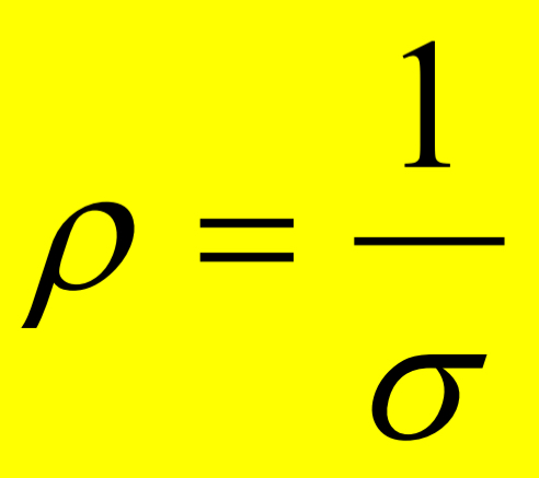<p>The inverse of resistance </p>