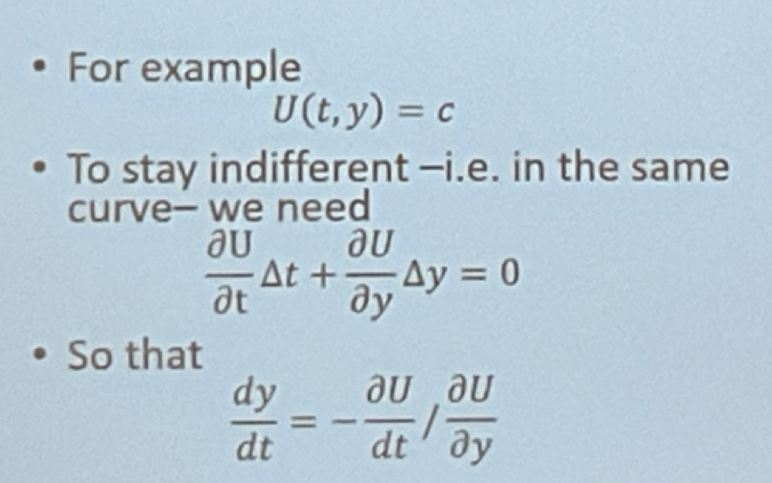 <p><span>All the combination of goods that give the same utility (=satisfaction)</span></p>