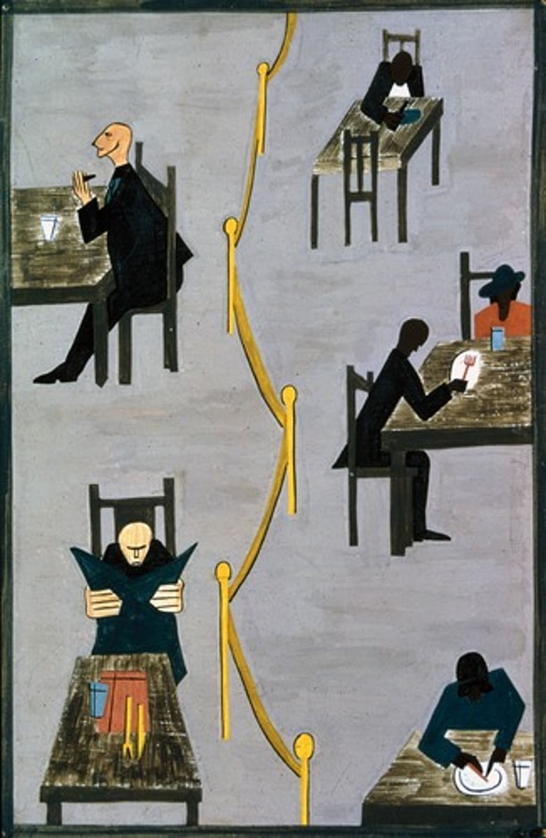 <p>Lawrence, casein tempera on hardboard</p>
