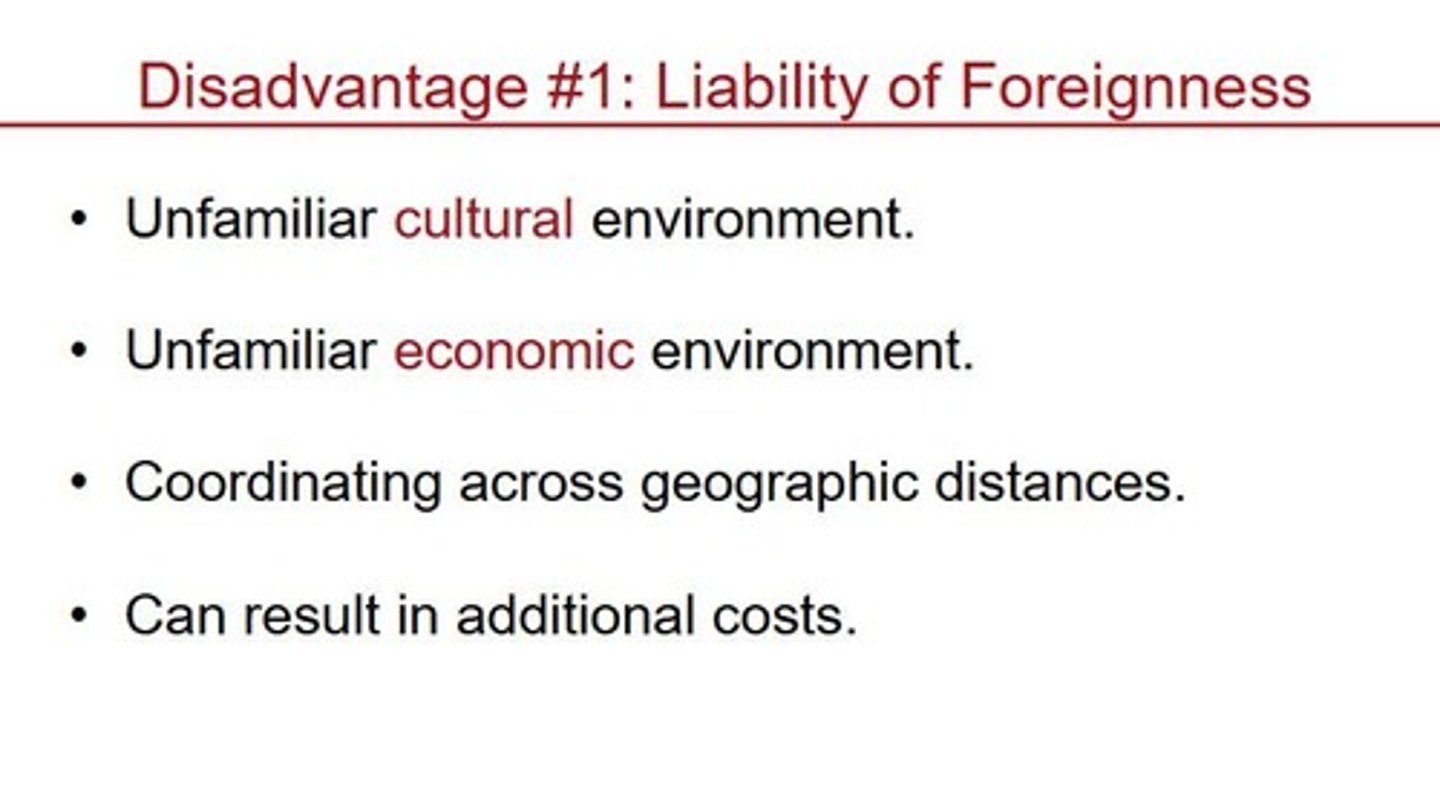 <p>Helps determine the distance between the host country and the domestic country when looking for globalization, assessing costs and risks.</p>