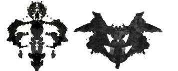 <p>A psychological test in which words, images, or situations are presented to a person and the responses analyzed for the unconscious expression of elements of personality that they reveal</p><ul><li><p>ex. Rorschach inkblot test - psychologist/clinician infers unconscious fears and desires based patient’s interpretation of ambiguous inkblots</p></li></ul><p></p>