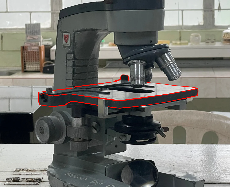 <p>Identify the microscope part</p>