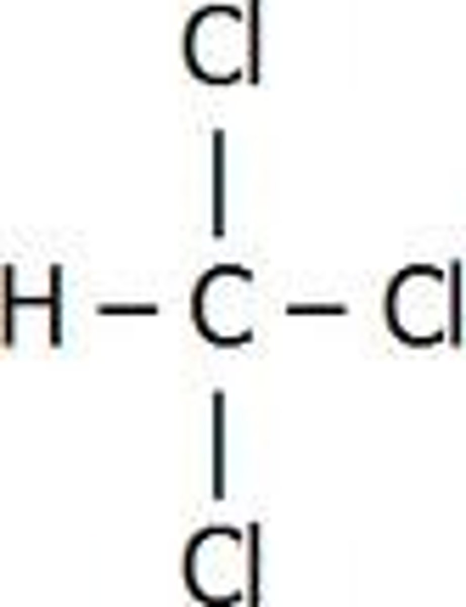 <p>Chloroform (CHCl3)</p>