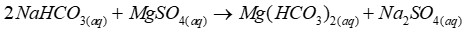 <p>After adding magnesium sulfate, no precipitate forms as magnesium hydrogen carbonate is soluble in solution</p>