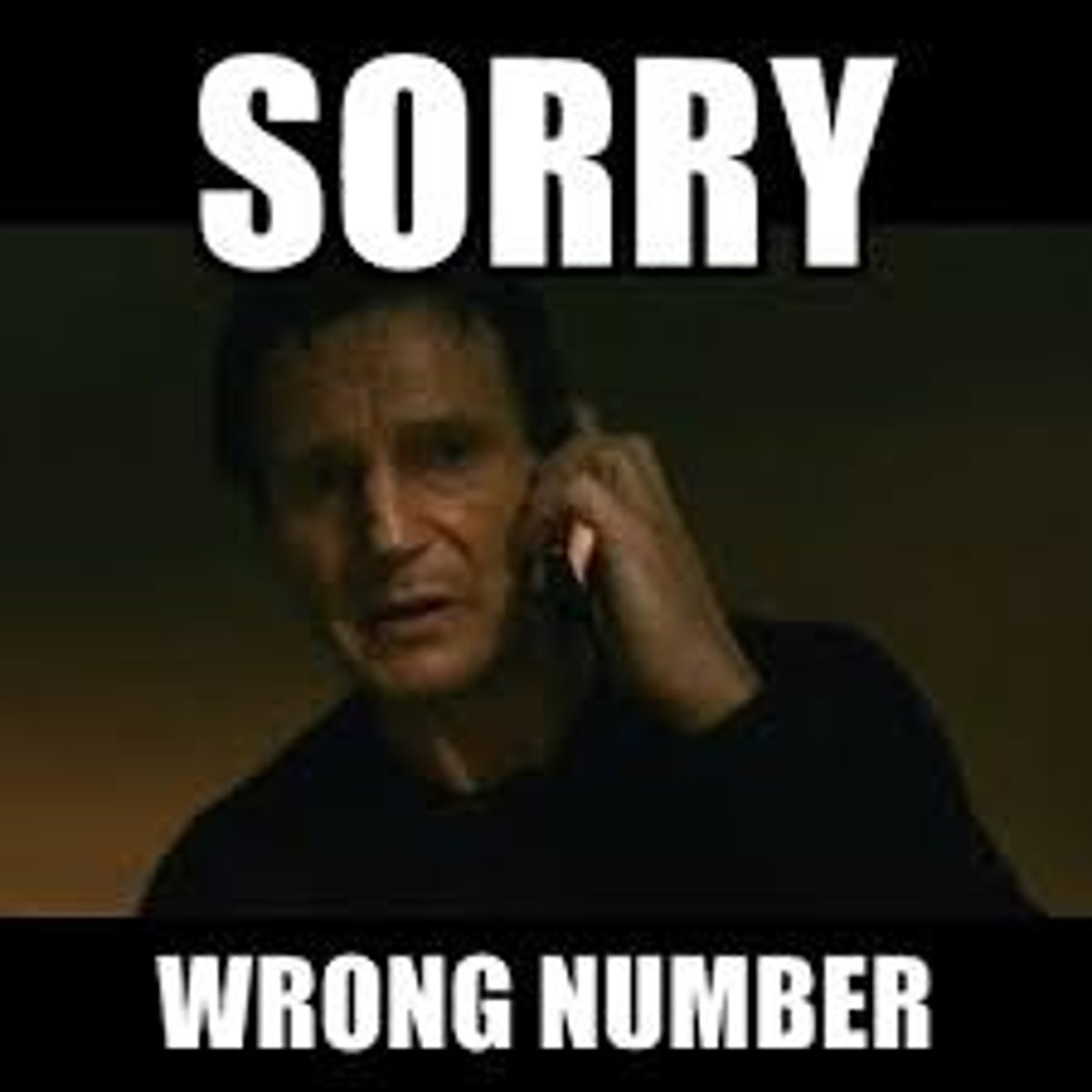 <p>wrong number</p>