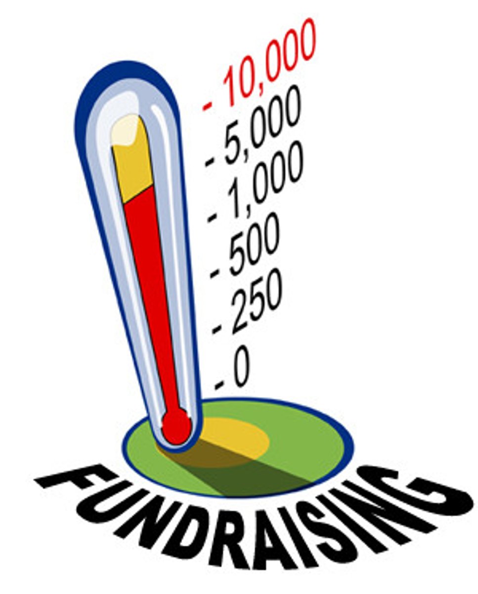 <p>to fundraise</p>