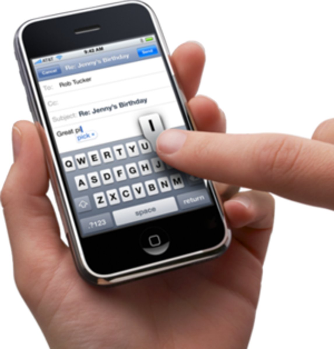 <p>He sent texts</p>