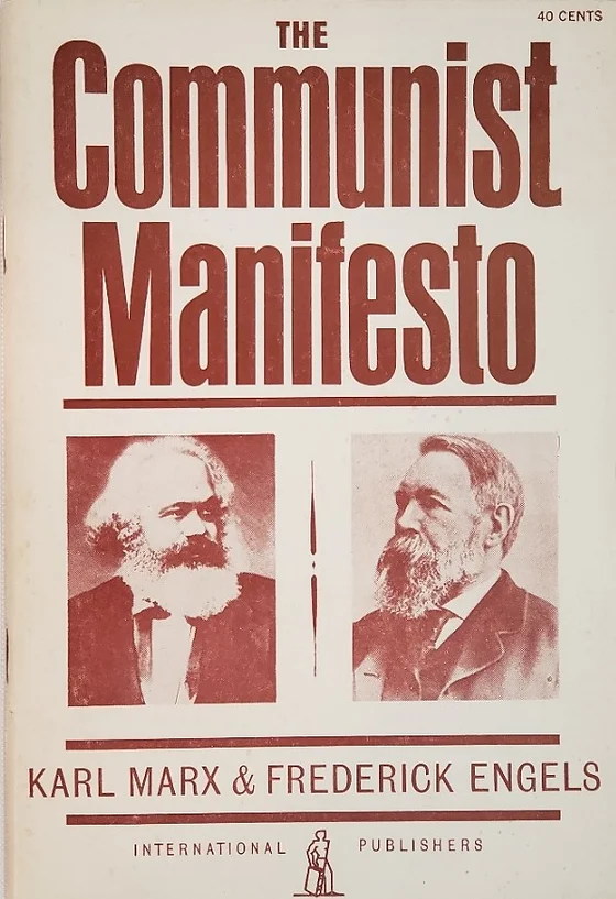 <p><span>Communist Manifesto, 1848</span></p>