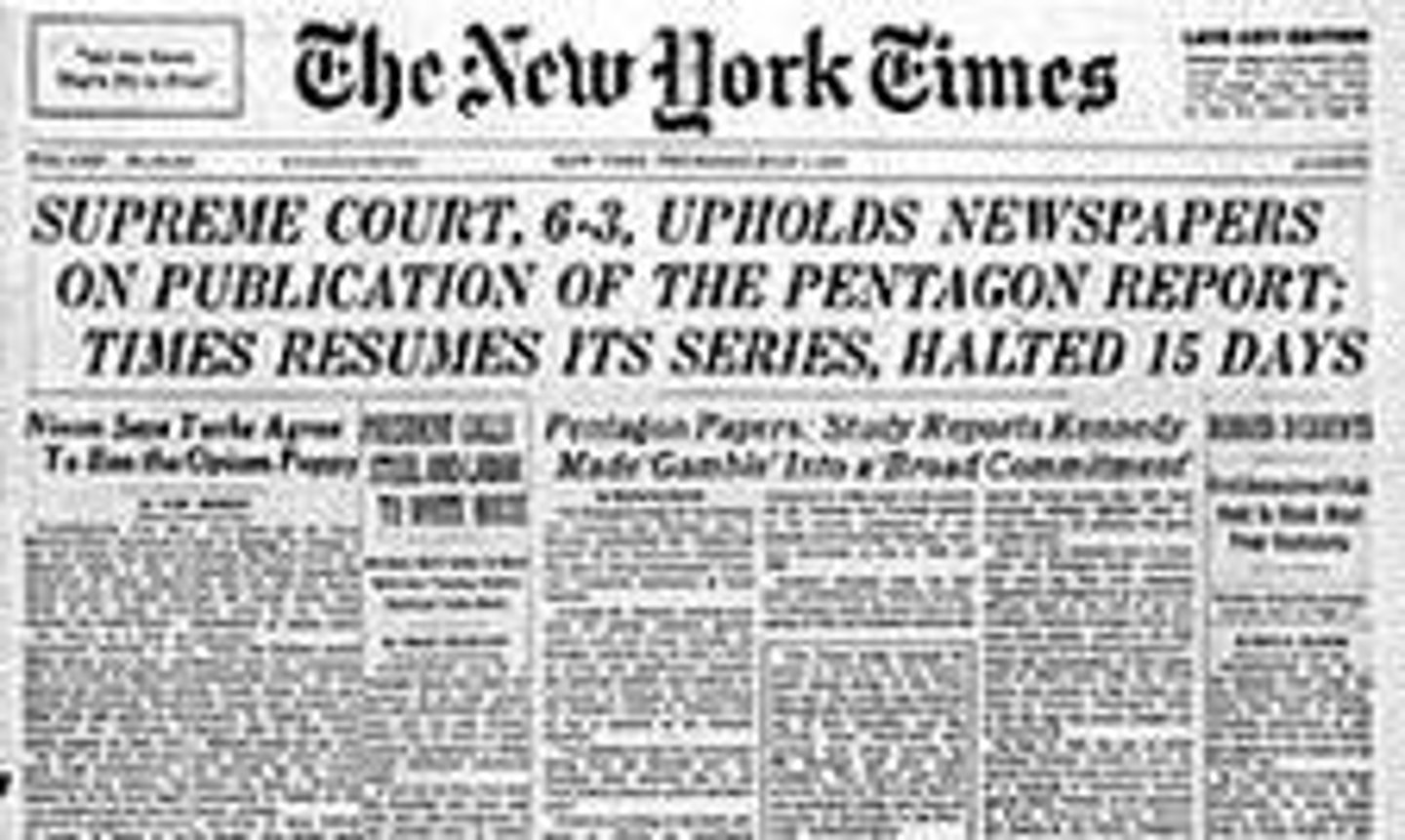 <p>A 7,000-page top-secret United States government report on the history of the internal planning and policy-making process within the government itself concerning the Vietnam War.</p>