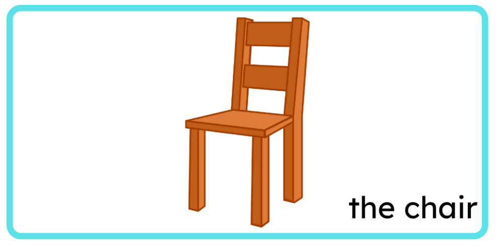 <p>the chair</p>