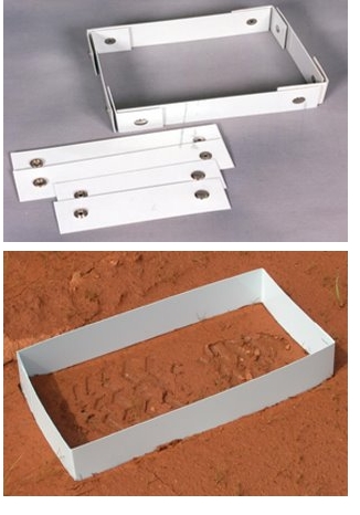 <p>rigid plastic frame</p>