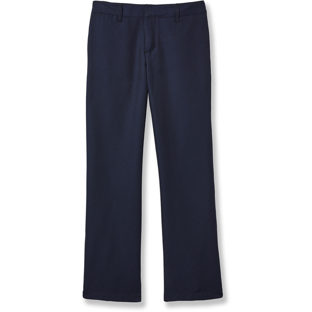<p>girls’ flat front slacks </p>