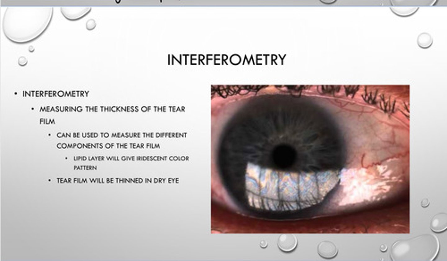 <p>What does interferometry measure?</p>