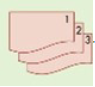<p>Illustrated by overlapping the document</p><p>symbol and printing the document number</p><p>on the face of the document in the upper</p><p>right corner</p>