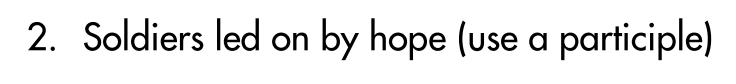 <p>Translate each word or phrase into Latin: </p>